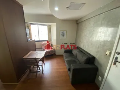 Flat com 1 Quarto para alugar, 34m² no Brooklin Paulista, São Paulo