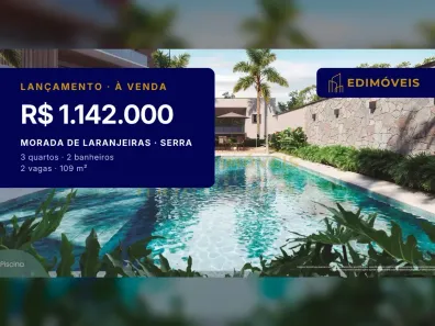 Apartamento com 3 Quartos à venda, 109m² no Morada de Laranjeiras, Serra