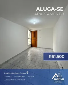 Apartamento com 2 Quartos para alugar, 45m² no Jardim Marica, Mogi das Cruzes