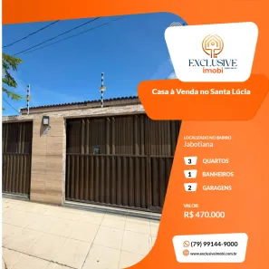 Casa com 3 Quartos à venda, 200m² no Jabotiana, Aracaju
