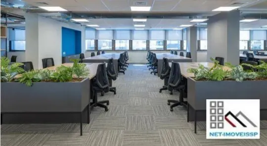 Sala Comercial para alugar, 368m² no Cidade Monções, São Paulo