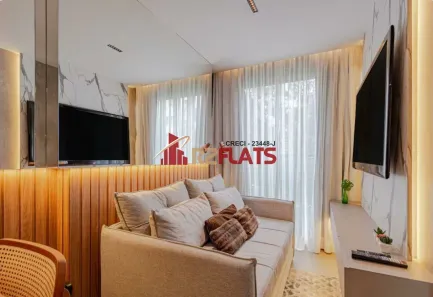 Flat com 1 Quarto para alugar, 35m² no Itaim Bibi, São Paulo