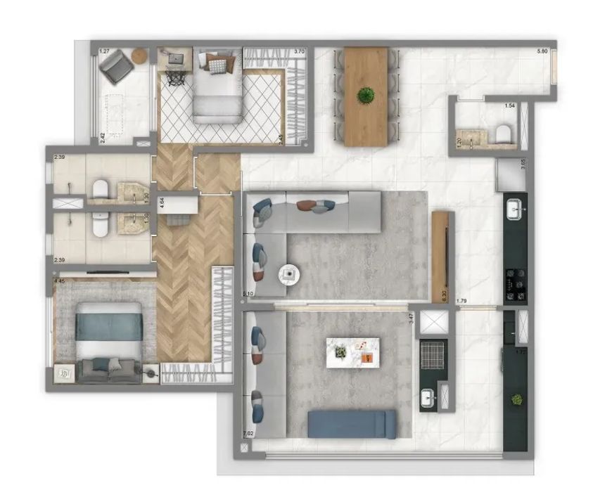 LIVING WELLNESS ACLIMACAO - APARTAMENTOS no Jardim da Glória, São Paulo