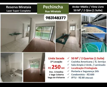 Apartamento com 2 Quartos à venda, 50m² no Pechincha, Rio de Janeiro