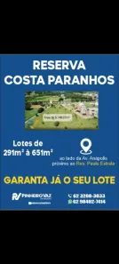 Lote/Terreno à venda, 291m² no Residencial Costa Paranhos, Goiânia