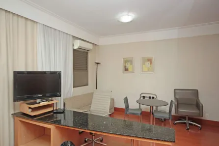 Flat com 1 Quarto para alugar, 32m² no Lourdes, Belo Horizonte