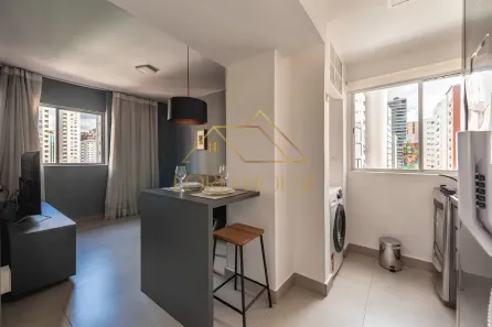 Apartamento com 1 Quarto para venda ou aluguel, 40m² no Itaim Bibi, São Paulo