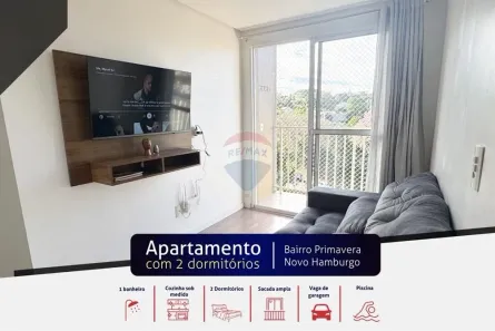 Apartamento com 2 Quartos à venda, 48m² no Primavera, Novo Hamburgo