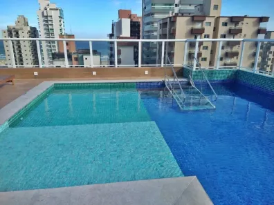 Apartamento com 3 Quartos para alugar, 105m² no Guilhermina, Praia Grande
