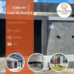 Casa com 3 Quartos à venda, 102m² no Luar da Barra, Barra dos Coqueiros