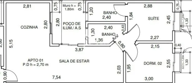 Apartamento com 2 Quartos à venda, 52m² no Vila Valparaíso, Santo André
