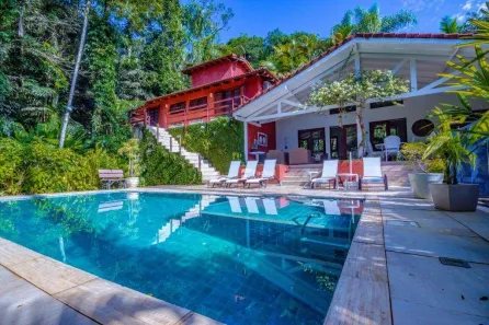 Casa de Condomínio com 5 Quartos à venda, 328m² no Balneario Praia do Perequê, Guarujá