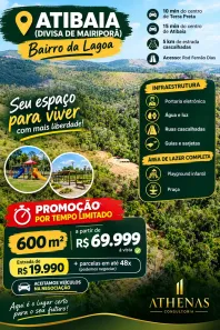 Lote/Terreno à venda, 600m² no Centro, Atibaia