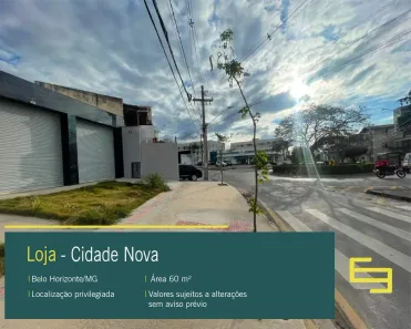 Ponto Comercial para alugar, 60m² no Cidade Nova, Belo Horizonte