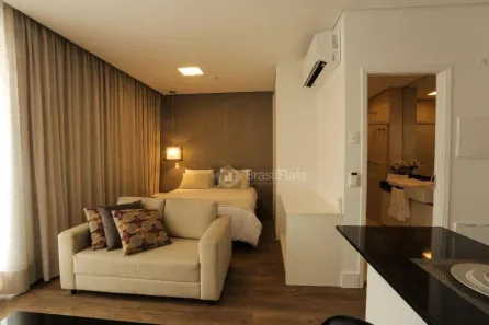 Flat com 1 Quarto para alugar, 42m² no Vila Olímpia, São Paulo