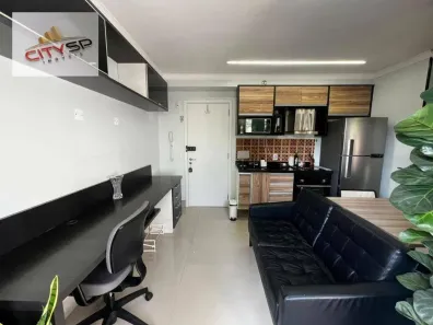 Apartamento com 1 Quarto para alugar, 25m² no Mirandópolis, São Paulo