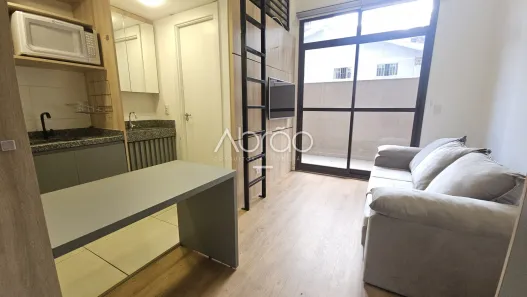 Apartamento com 1 Quarto para alugar, 24m² no Mossunguê, Curitiba