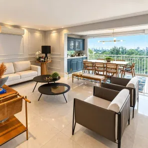 Apartamento com 3 Quartos para alugar, 175m² no Vila Cordeiro, São Paulo