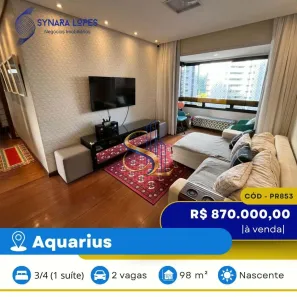 Apartamento com 3 Quartos à venda, 98m² no Aquarius, Salvador