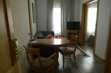 Flat com 1 Quarto para alugar, 33m² no Pinheiros, São Paulo