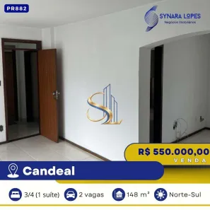 Apartamento com 3 Quartos à venda, 148m² no Candeal, Salvador