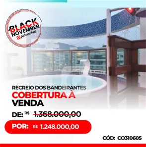 Cobertura com 3 Quartos à venda, 189m² no Recreio dos Bandeirantes, Rio de Janeiro