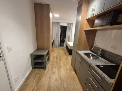 Apartamento com 1 Quarto para alugar, 24m² no Jardim das Acácias, São Paulo