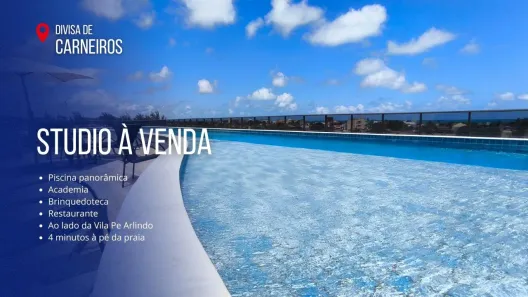 Flat com 1 Quarto à venda, 21m² no Tamandaré, Tamandaré