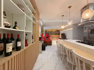 Apartamento com 3 Quartos à venda, 119m² no Gonzaga, Santos
