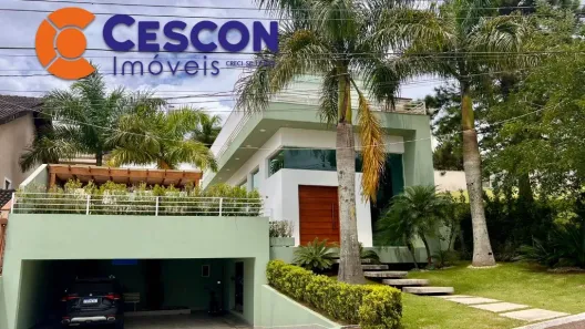 Casa de Condomínio com 4 Quartos para alugar, 520m² no Residencial Morada dos Lagos, Barueri