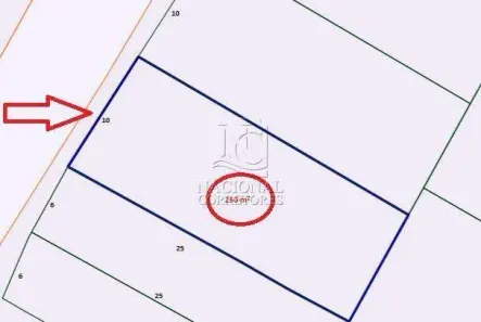 Lote/Terreno à venda, 250m² no Jardim Bela Vista, Santo André