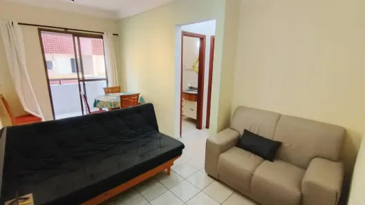 Apartamento com 1 Quarto para alugar, 50m² no Guilhermina, Praia Grande
