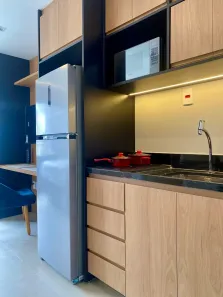 Apartamento com 1 Quarto para alugar, 23m² no Santo Amaro, São Paulo