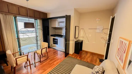 Flat com 1 Quarto para alugar, 40m² no Brooklin Paulista, São Paulo