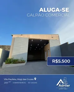 Galpão/Depósito/Armazém para alugar, 250m² no Vila Paulista, Mogi das Cruzes