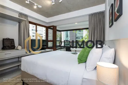Apartamento com 1 Quarto para alugar, 23m² no Consolação, São Paulo
