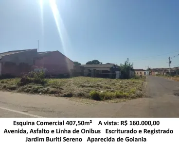 Lote/Terreno à venda, 407m² no Jardim Buriti Sereno, Aparecida de Goiânia
