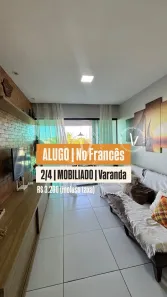 Apartamento com 2 Quartos para alugar, 70m² no Centro, Marechal Deodoro