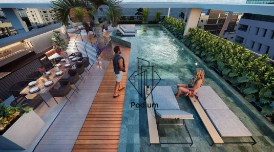 Flat com 1 Quarto à venda, 21m² no Tambaú, João Pessoa