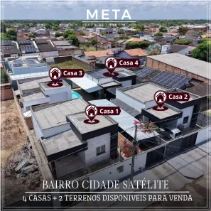 Casa com 2 Quartos à venda, 100m² no Cidade Satélite, Boa Vista