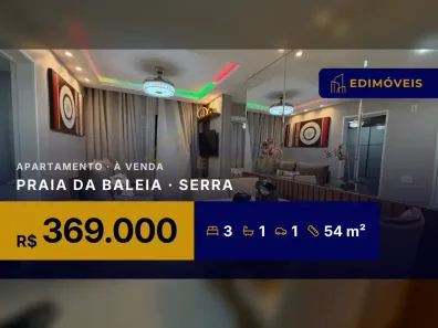 Apartamento com 3 Quartos à venda, 54m² no Praia da Baleia, Serra