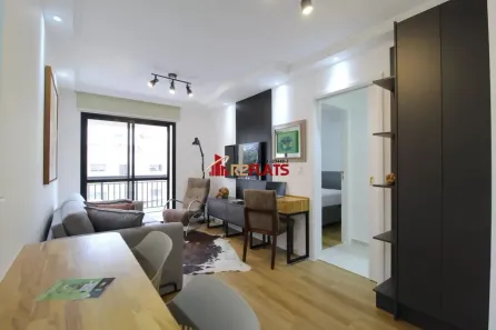 Flat com 1 Quarto para alugar, 37m² no Indianópolis, São Paulo