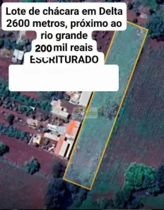 Lote/Terreno à venda, 2624m² no Zona Rural, Delta