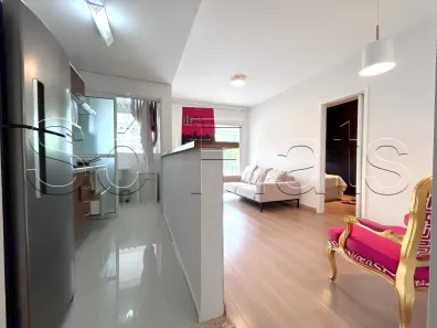 Flat com 1 Quarto para alugar, 55m² no Cerqueira César, São Paulo