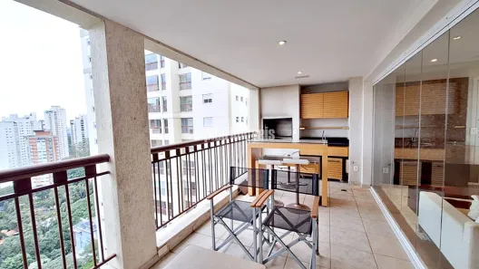 Apartamento com 3 Quartos para alugar, 131m² no Paraíso do Morumbi, São Paulo