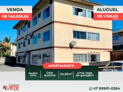 Apartamento com 2 Quartos à venda, 34m² no Jardim Iririú, Joinville