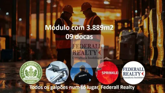 Galpão/Depósito/Armazém para alugar, 3889m² no Vila Paris, Contagem