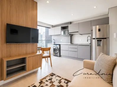Apartamento com 1 Quarto para alugar, 46m² no Pinheiros, São Paulo