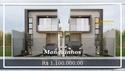 Casa com 3 Quartos à venda, 134m² no Manguinhos, Serra
