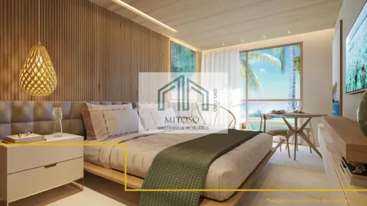 Apartamento com 1 Quarto à venda, 32m² no Serrambi, Ipojuca